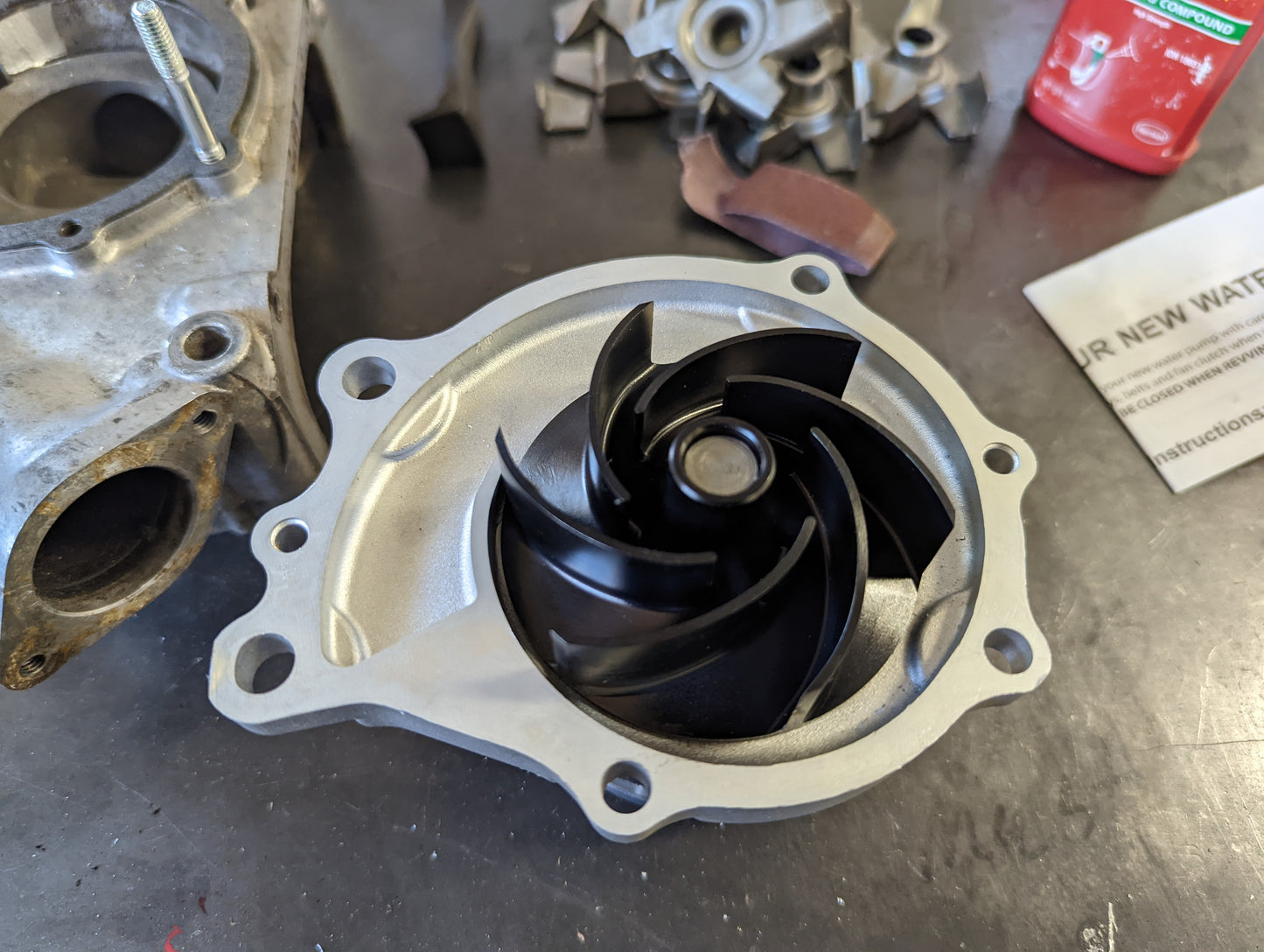 High-Performance Billet Impeller Water Pump for Datsun L6 Series Engines